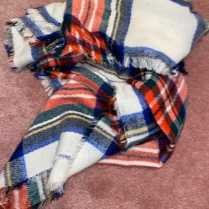 plaid blanket scarf